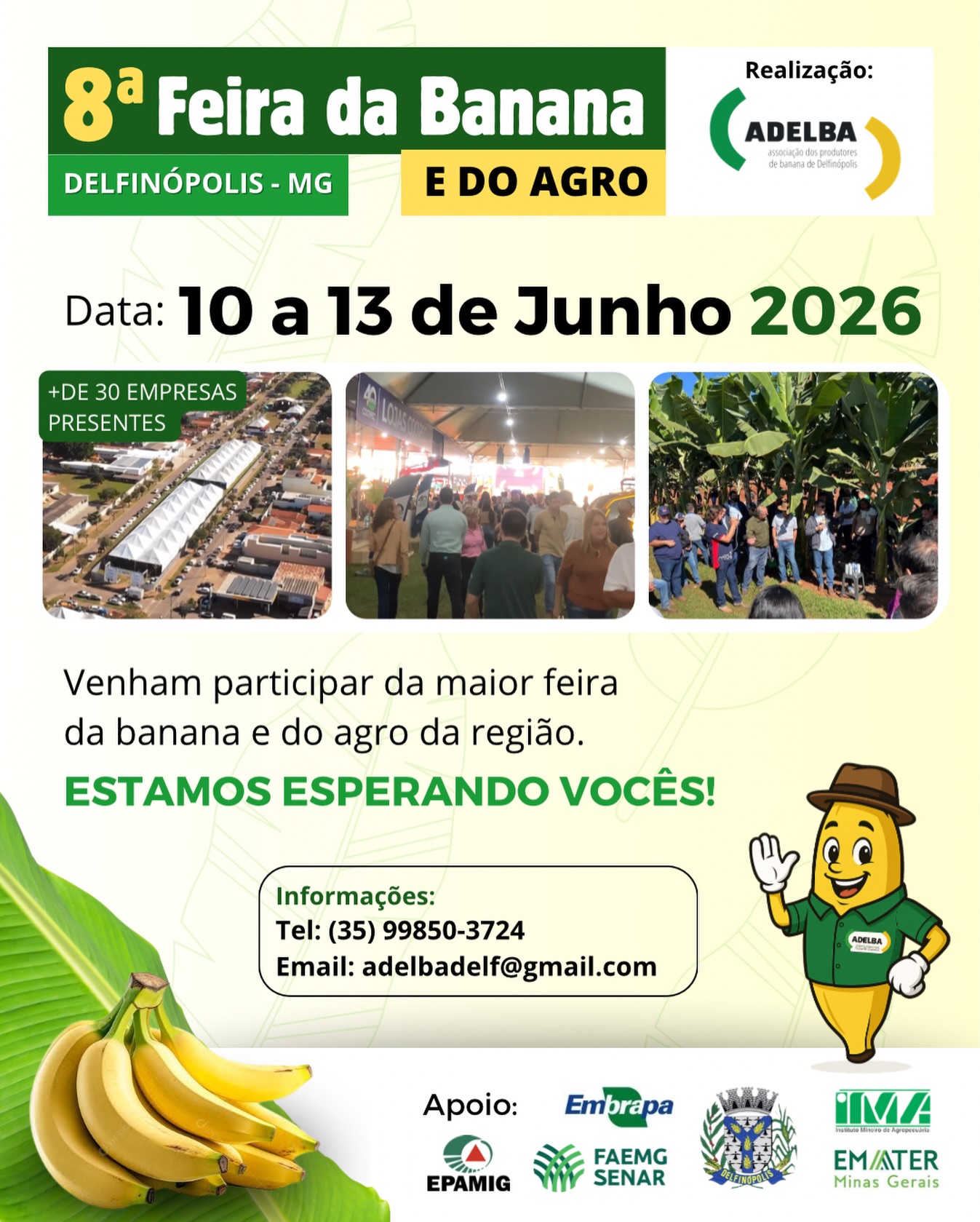 8º Festa da Banana de Delfinópolis 2026